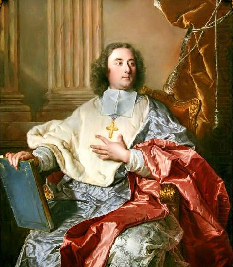 Portrait of Charles de Saint-Albin, Archbishop of Cambrai, Hyacinthe Rigaud